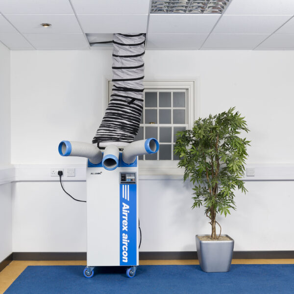 Airrex HSC3500 in Office In-situ with Hose in Ceiling